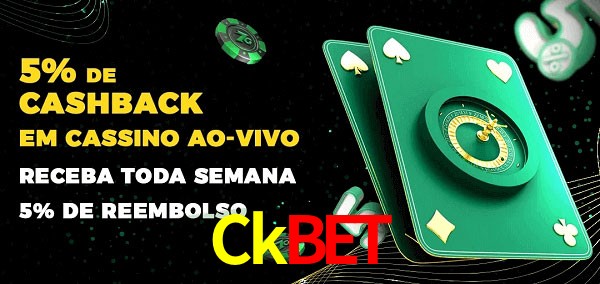 Promoções do cassino ao Vivo Ckbet